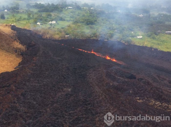 Hawaii'de lavlar santrale ulaştı