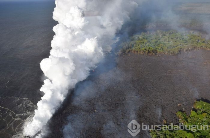 Hawaii'de lavlar santrale ulaştı