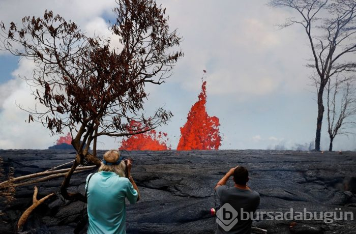 Hawaii'de lavlar santrale ulaştı