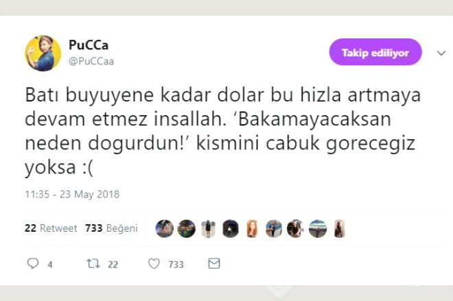 Doların çılgın yükselişi twitteri salladı
