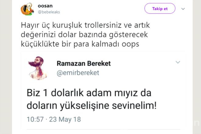 Doların çılgın yükselişi twitteri salladı
