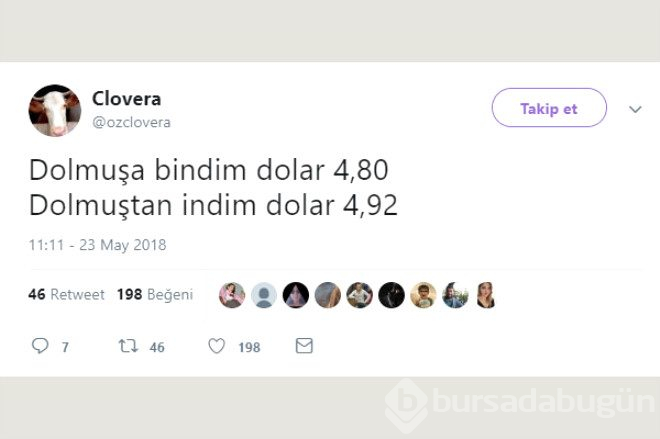Doların çılgın yükselişi twitteri salladı