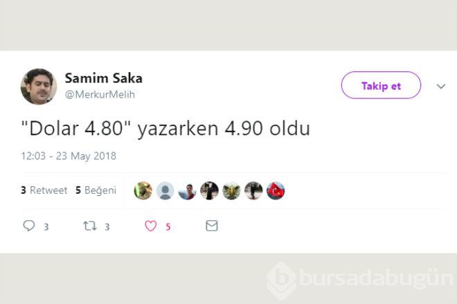 Doların çılgın yükselişi twitteri salladı
