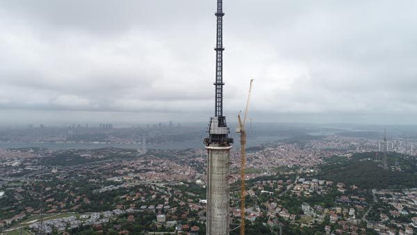 Çamlıca Kulesi Eyfel'i geçti
