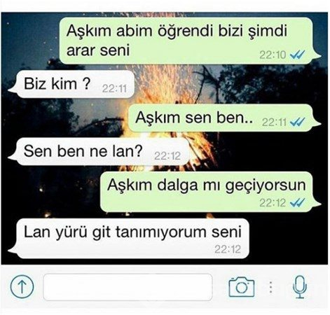 Efsane olmuş whatsapp diyalogları