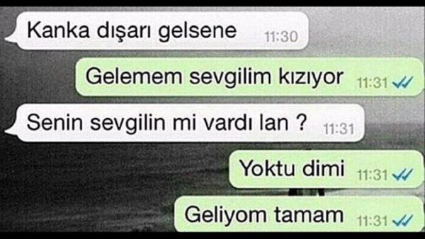 Efsane olmuş whatsapp diyalogları