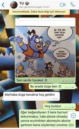 Efsane olmuş whatsapp diyalogları