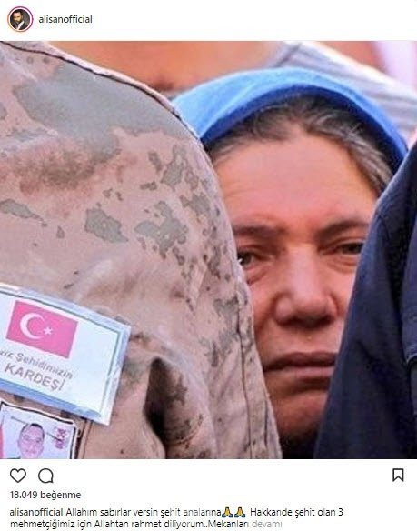 Ünlü isimlerin Instagram paylaşımları
