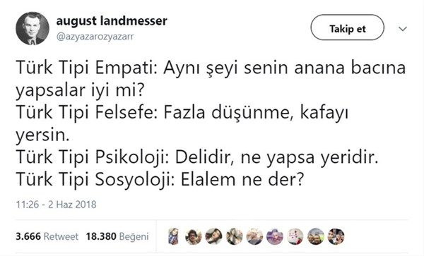 Efsane haline gelmiş komik tweetler