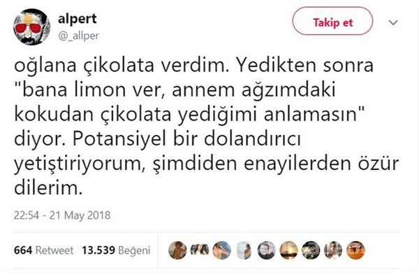 Efsane haline gelmiş komik tweetler