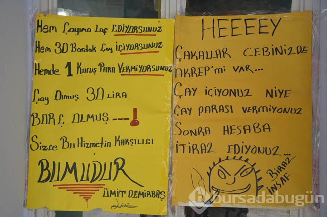 Veresiyeden bunalan esnafın yazdığı not güldürdü
