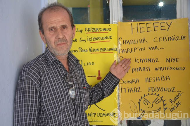 Veresiyeden bunalan esnafın yazdığı not güldürdü
