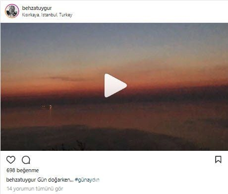 Ünlü isimlerin Instagram paylaşımları