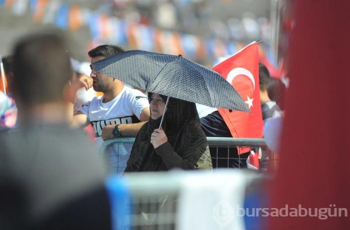 Cumhurbaşkanı Recep Tayyip Erdoğan Bursa mitinginde vatandaşlara seslendi	