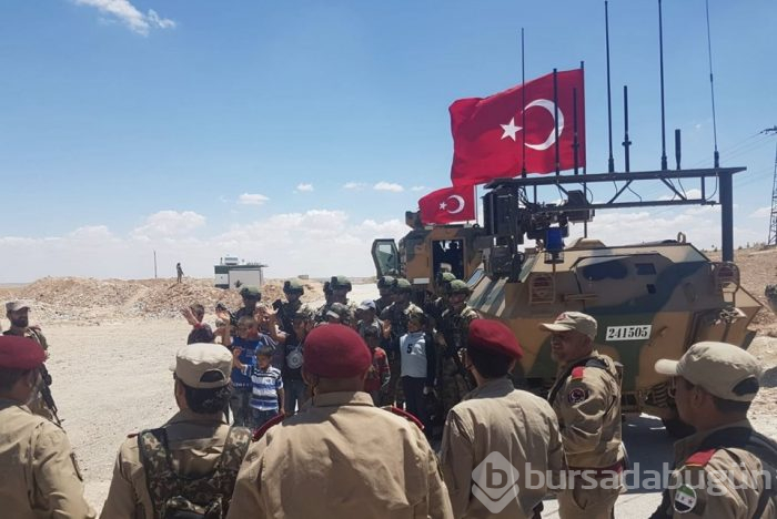 Türk askerinin girdiği Münbiç'ten görüntüler!