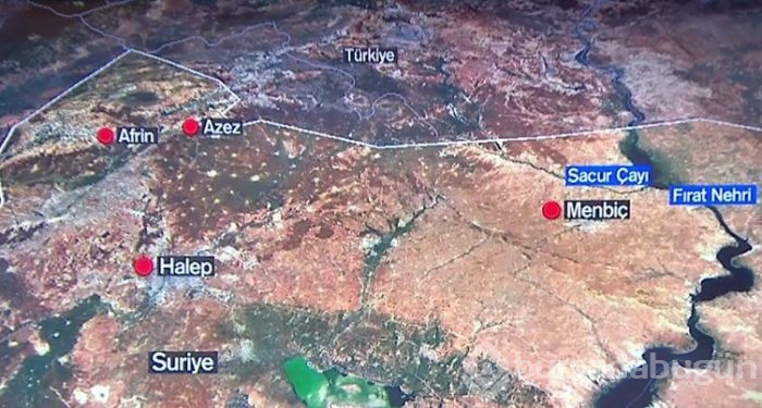 Türk askerinin girdiği Münbiç'ten görüntüler!