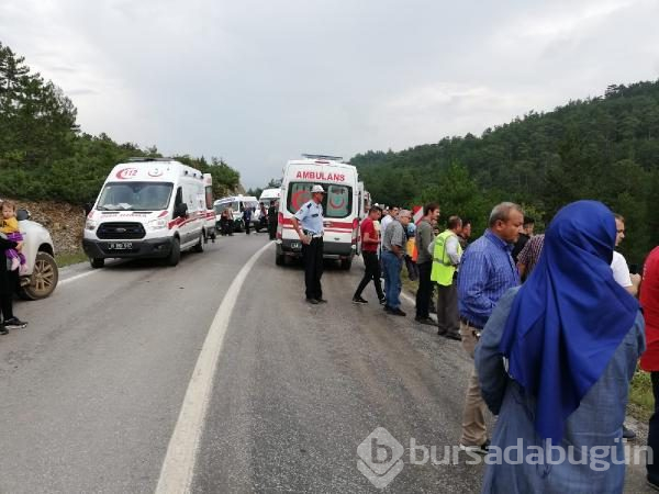 Bursa'da otobüs devrildi: Ölü ve yaralılar var