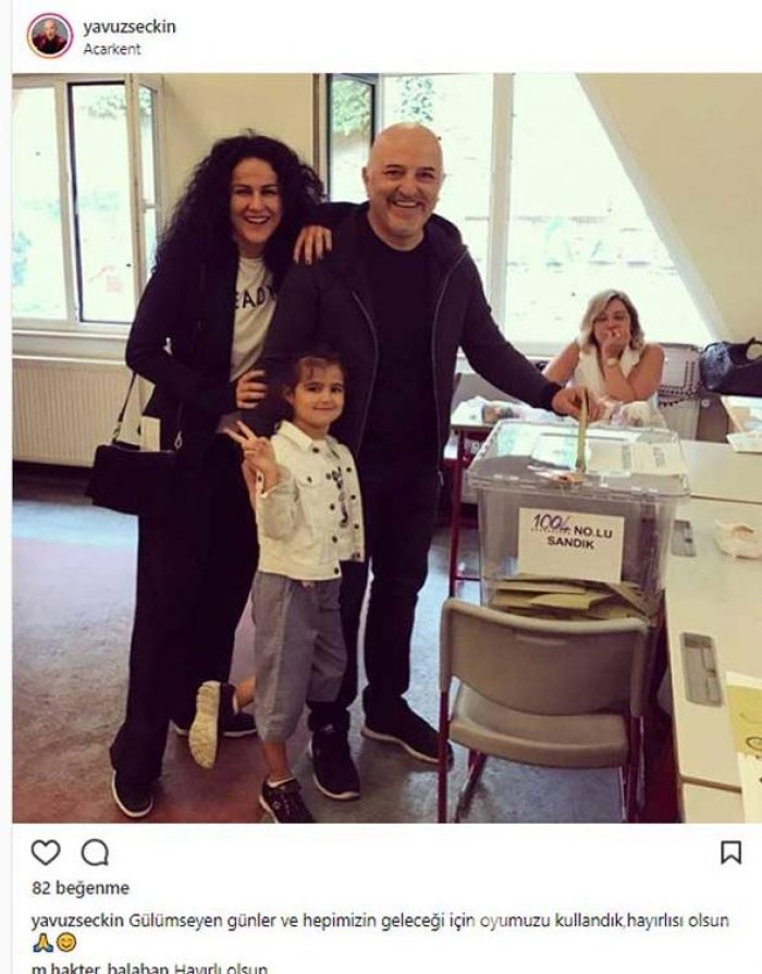Ünlüler sandık başına gitti