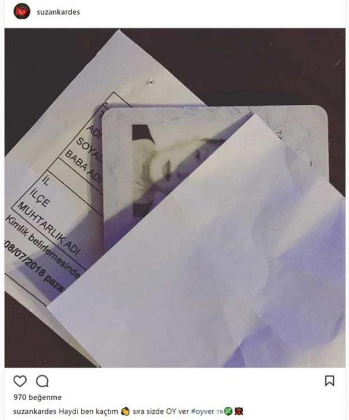 Ünlüler sandık başına gitti