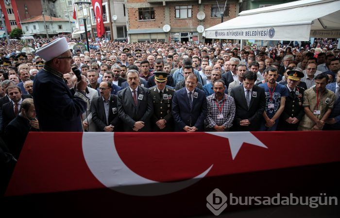 Bursalı Şehit Uzman Çavuş İsa Özkan son yolculuğuna uğurlandı
