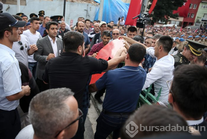 Bursalı Şehit Uzman Çavuş İsa Özkan son yolculuğuna uğurlandı
