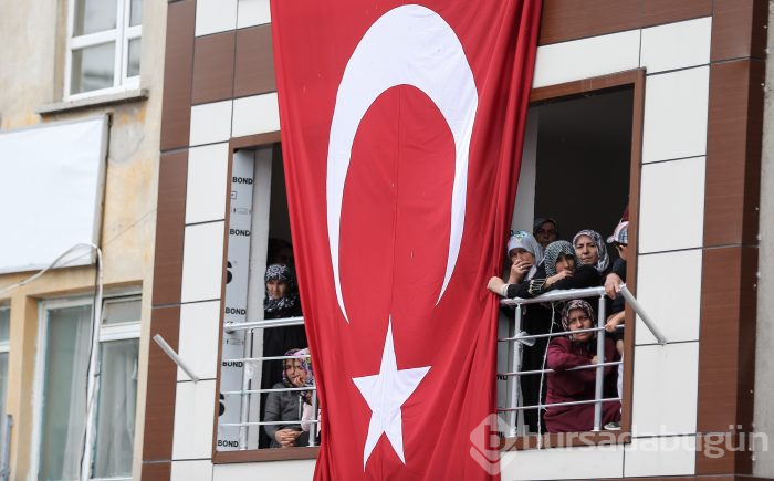 Bursalı Şehit Uzman Çavuş İsa Özkan son yolculuğuna uğurlandı