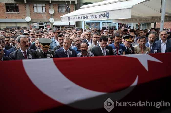 Bursalı Şehit Uzman Çavuş İsa Özkan son yolculuğuna uğurlandı