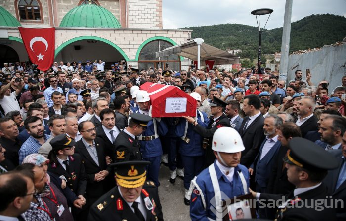 Bursalı Şehit Uzman Çavuş İsa Özkan son yolculuğuna uğurlandı