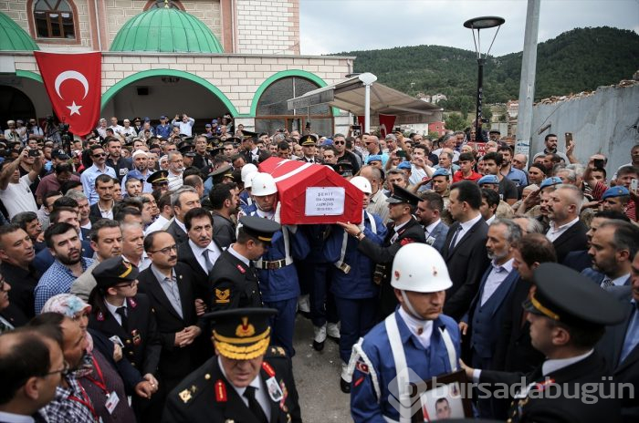 Bursalı Şehit Uzman Çavuş İsa Özkan son yolculuğuna uğurlandı