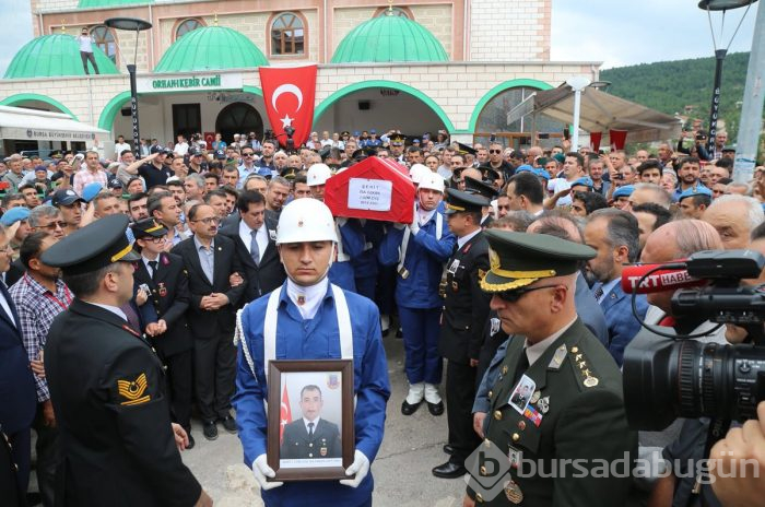 Bursalı Şehit Uzman Çavuş İsa Özkan son yolculuğuna uğurlandı