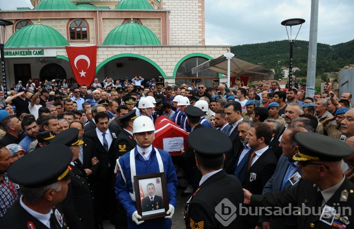 Bursalı Şehit Uzman Çavuş İsa Özkan son yolculuğuna uğurlandı