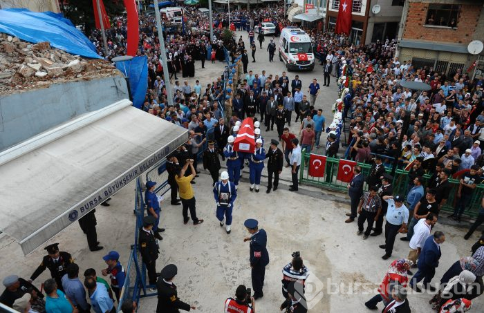 Bursalı Şehit Uzman Çavuş İsa Özkan son yolculuğuna uğurlandı