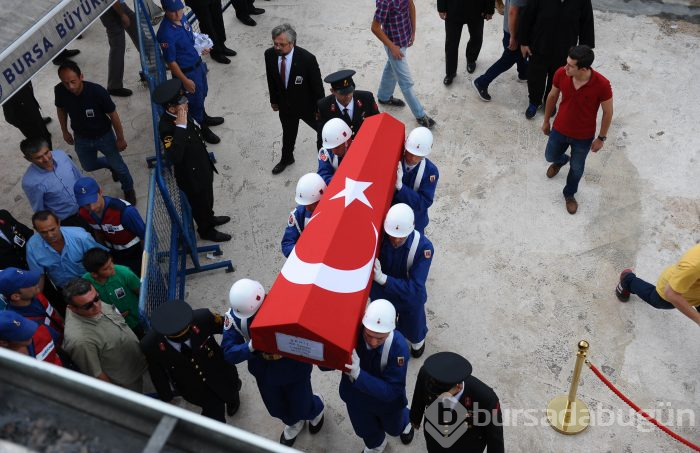 Bursalı Şehit Uzman Çavuş İsa Özkan son yolculuğuna uğurlandı
