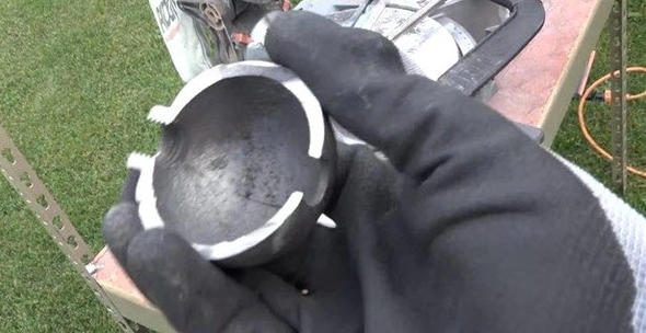 El bombasını testereyle kestiler!
