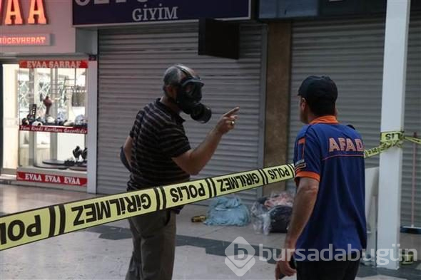 Koli açıldı 'kimyasal' yayıldı
