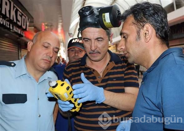 Koli açıldı 'kimyasal' yayıldı
