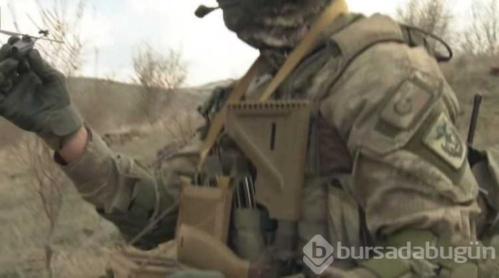 Bordo bereliler, Türkiye-İran-Irak üçgenindeki stratejik Zagros Dağları'nda konumlandı
