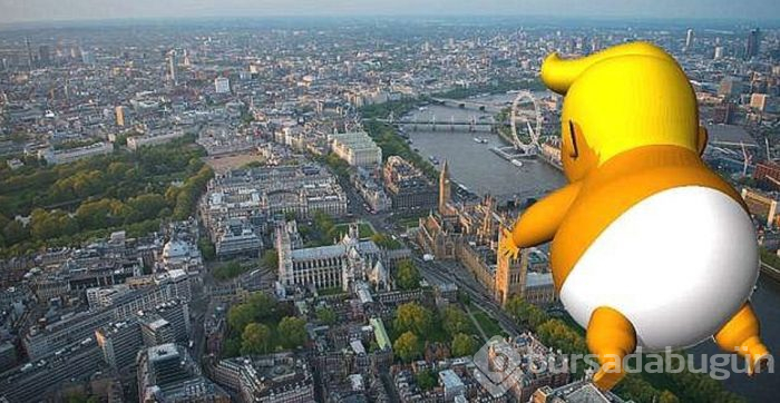 İngilizlerden ilginç Trump protestosu