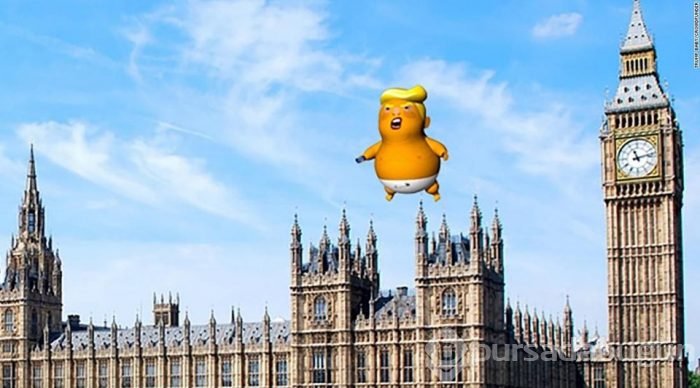 İngilizlerden ilginç Trump protestosu
