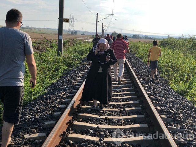 Tekirdağ'da tren kazası! İşte olay yerinden kareler