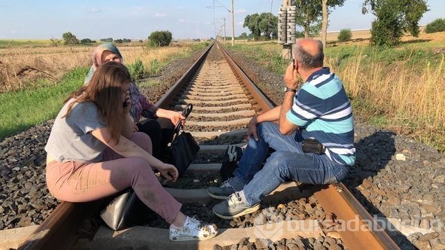 Tekirdağ'da tren kazası! İşte olay yerinden kareler