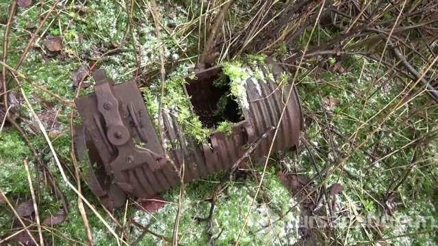 2. Dünya Savaşı'ndan kalma gizli Alman sığınağının içini görüntüledi
