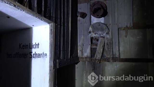 2. Dünya Savaşı'ndan kalma gizli Alman sığınağının içini görüntüledi
