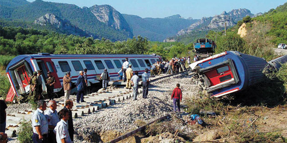 Türkiye'deki büyük tren kazaları
