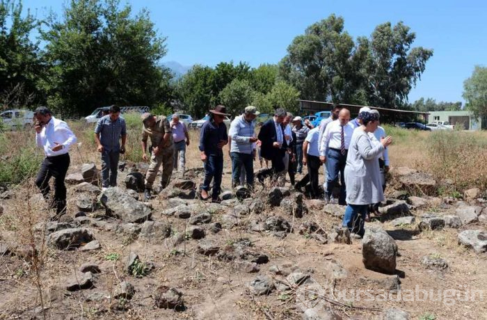 Hatay'da Kayı Boyu sembolü olan mezar taşları bulundu
