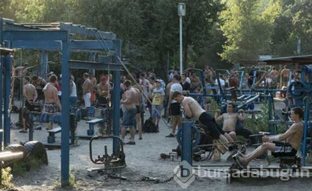 Böyle spor salonu gördünüz mü?