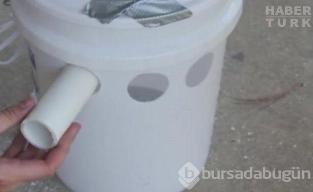 Sıcak havadan bunalanlar ev yapımı klima ile serinlemeye çalıştı
