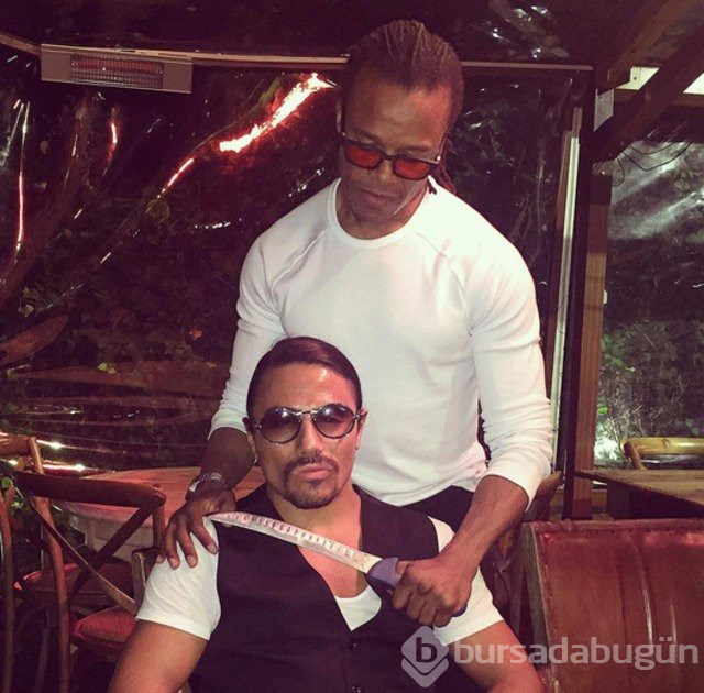 Nusret bu kez J Balvin ile tuzladı (Müdavimi olan ünlü isimler)