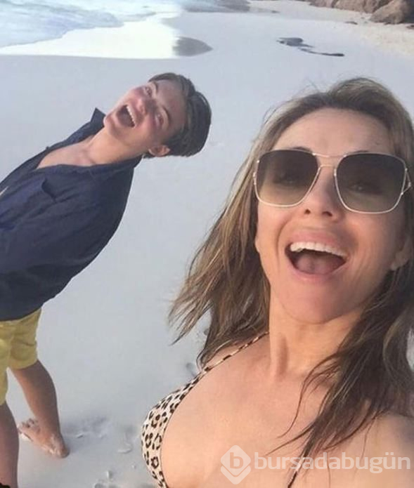 Elizabeth Hurley yine bildiğini okudu

