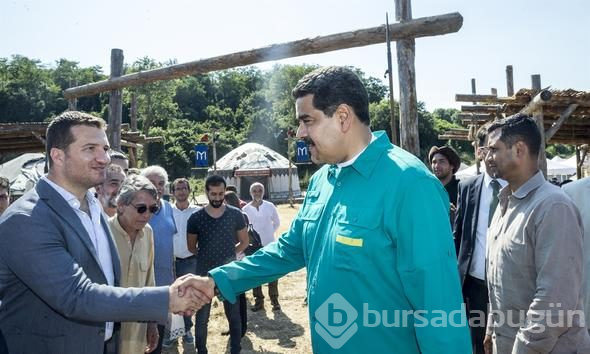 Maduro'dan Diriliş Ertuğrul dizisi setine ziyaret
